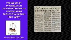 Punjab Haryana High Court Chandigarh 482 CrPC Case